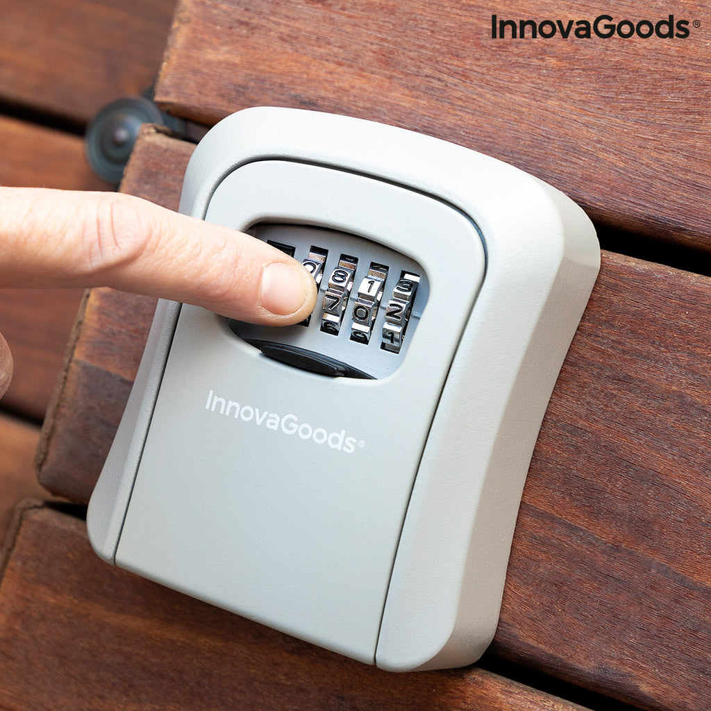 GearForge™ Heavy-Duty Outdoor Key Safe Box | 4-Digit Secure Combination Lock | Weatherproof Metal Key Storage