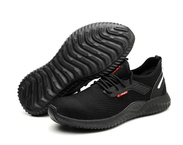 Lightweight Steel-Toe Safety Trainers (Anti-Smash + Anti-Pierce)