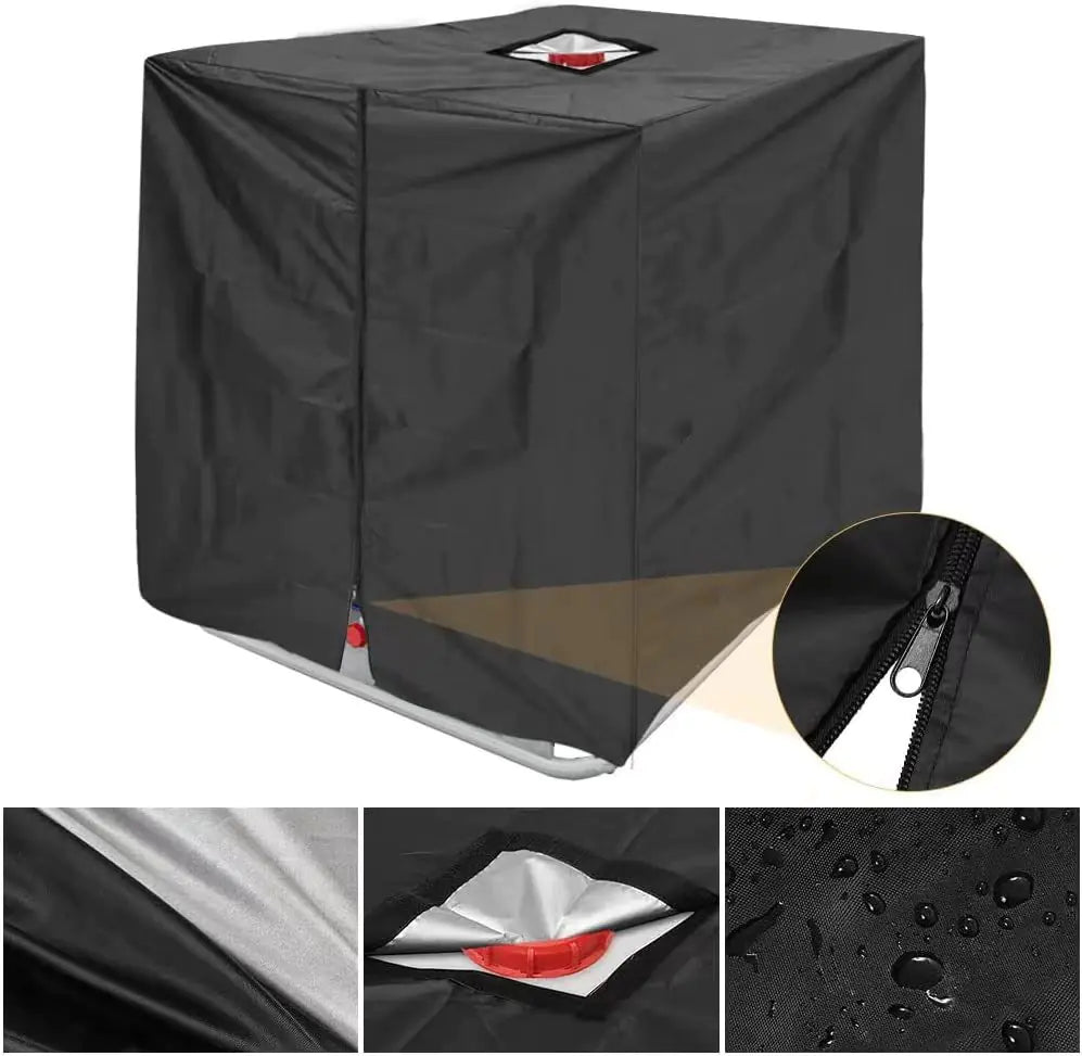 GearForge™ Heavy-Duty 1000L Water Tank Cover – Waterproof, UV-Resistant & All-Weather Protection