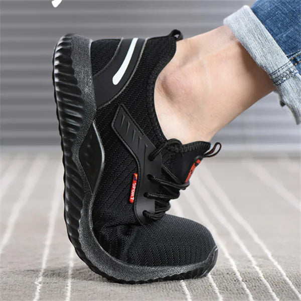 Lightweight Steel-Toe Safety Trainers (Anti-Smash + Anti-Pierce)