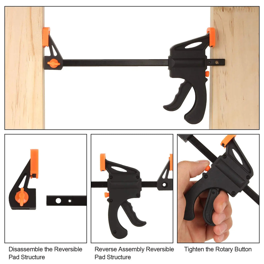 GearForge™ 4" Quick-Release Clamp Set