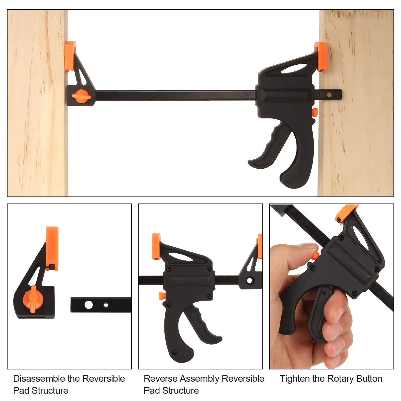 GearForge™ 4" Quick-Release Clamp Set