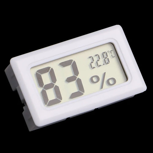 GearForge™ Mini LCD Digital Thermometer & Hygrometer – High-Accuracy Indoor Temperature & Humidity Monitor with Probe