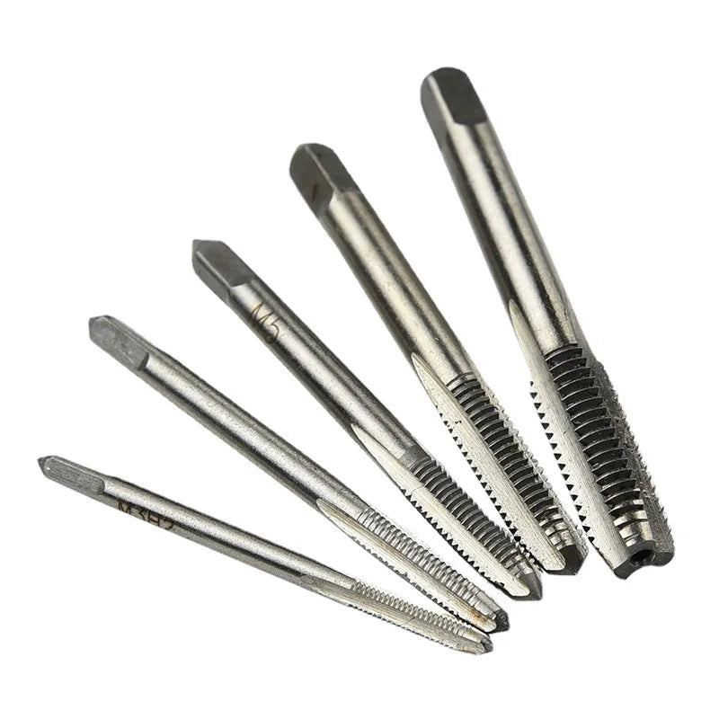 Precision Tap Wrench & 5-Piece Hand Tap Set (M3–M8)