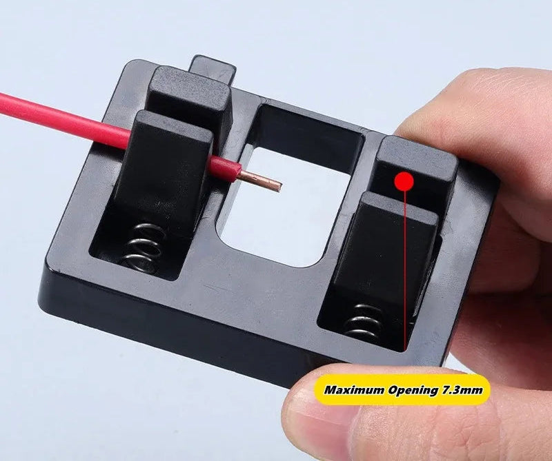 GearForge™ Precision Soldering Wire Fixture | Adjustable Mini Clamp for Electronics & Model Making