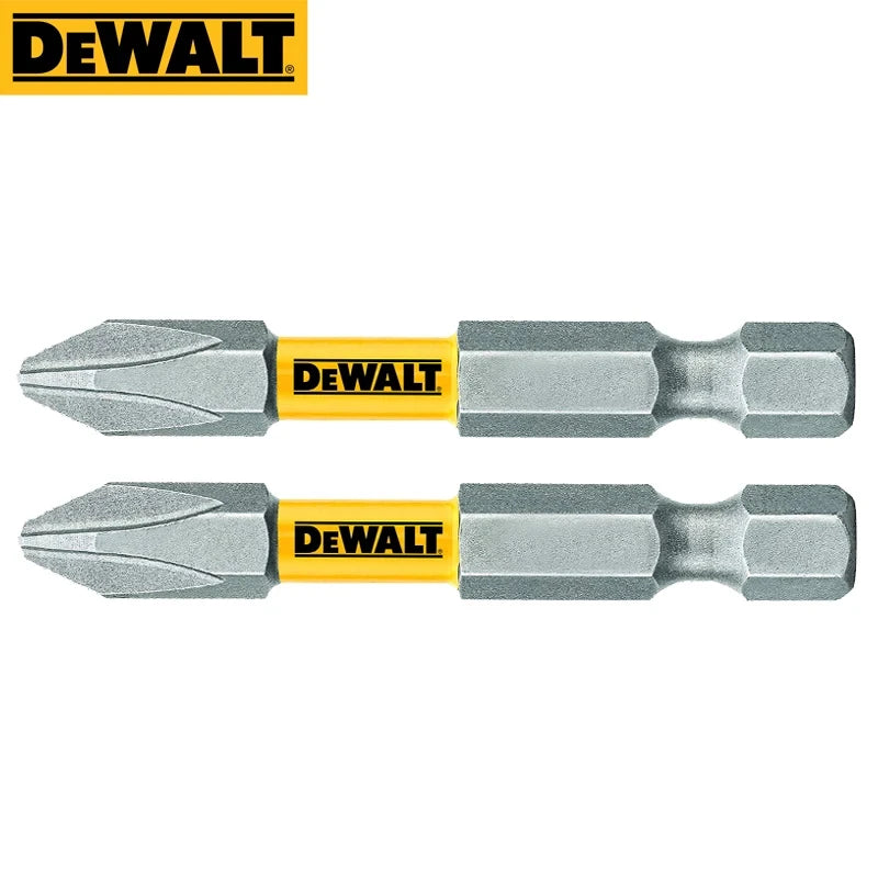 GearForge DEWALT Original Precision Magnetic Drill Bit Set – PH2 / SL8 Cross-Slot Bits with Magnetic Sleeve & Corner Adapter (25mm–89mm Options