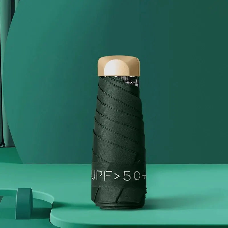GearForge™ Compact Anti-UV Sun Protection Umbrella – UPF50+  | Windproof & Travel-Friendly