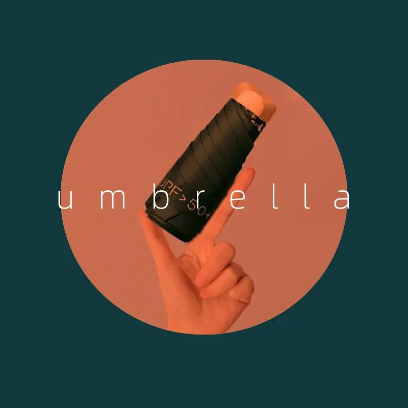 GearForge™ Compact Anti-UV Sun Protection Umbrella – UPF50+  | Windproof & Travel-Friendly