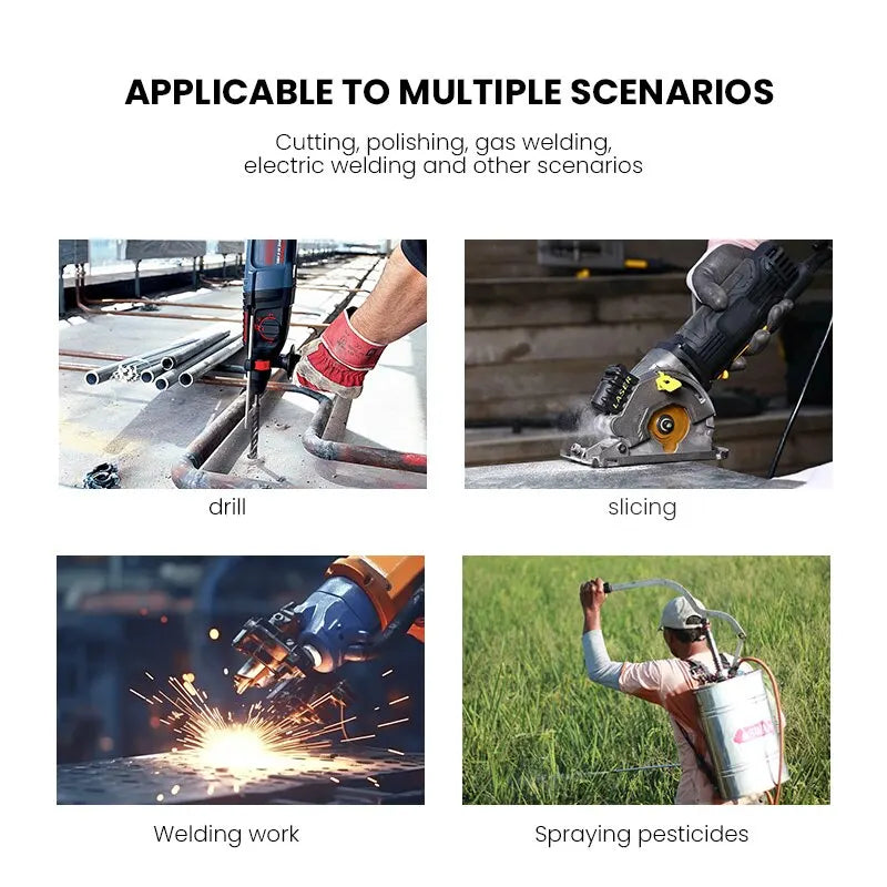 GearForge™ Solar Auto-Darkening Welding Helmet – Professional Head-Worn Protection with Adjustable Fit