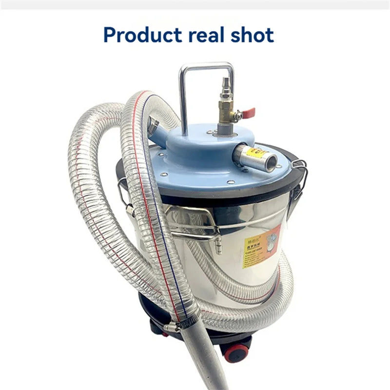 GearForge™ 20L Industrial Pneumatic Vacuum Cleaner – High-Power Air-Driven Suction System (3700W Equivalent)