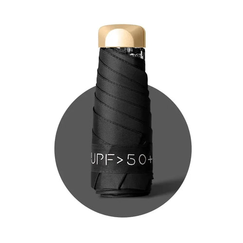 GearForge™ Compact Anti-UV Sun Protection Umbrella – UPF50+  | Windproof & Travel-Friendly
