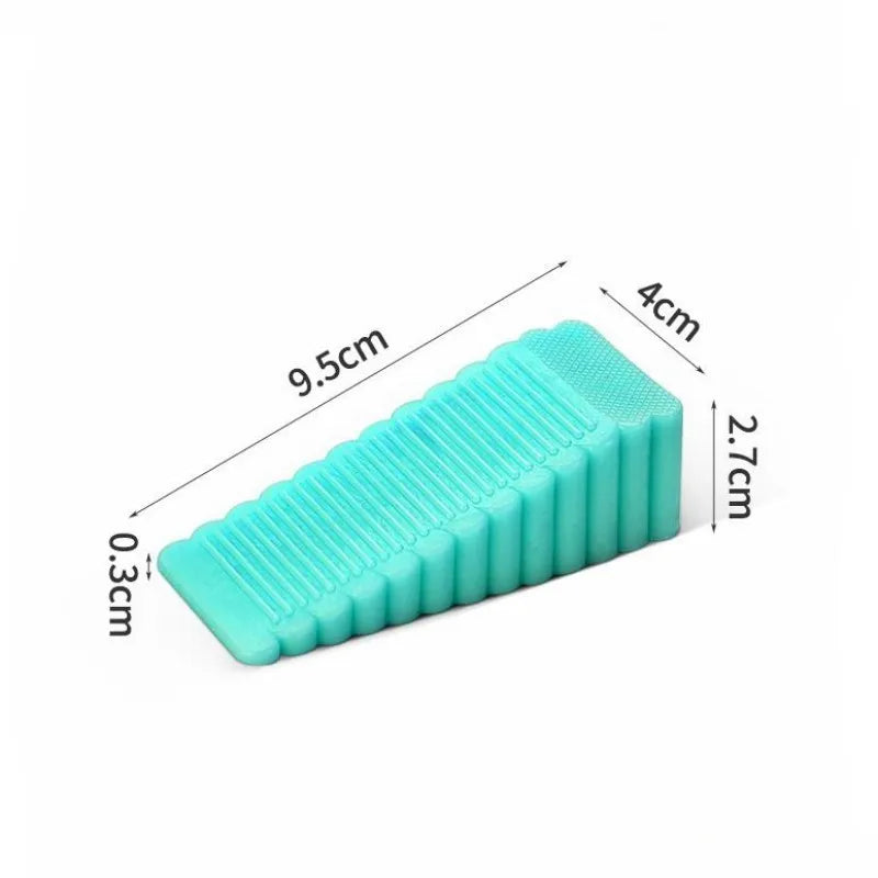 Silicone Anti-Slip Door Stopper – Heavy-Duty Wedge for Home & Office (Multiple Colours)