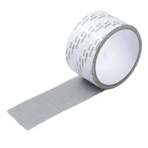 GearForge ScreenFix™ Self-Adhesive Mesh Repair Tape – Heavy-Duty Fibreglass Patch tape suitable for Windows, Doors & Mosquito Nets