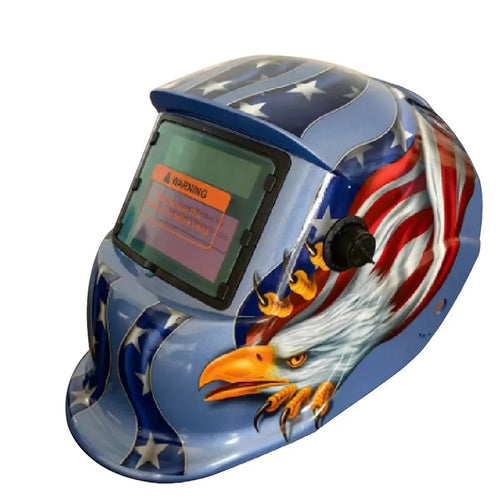 GearForge™ Solar Auto-Darkening Welding Helmet – Professional Head-Worn Protection with Adjustable Fit