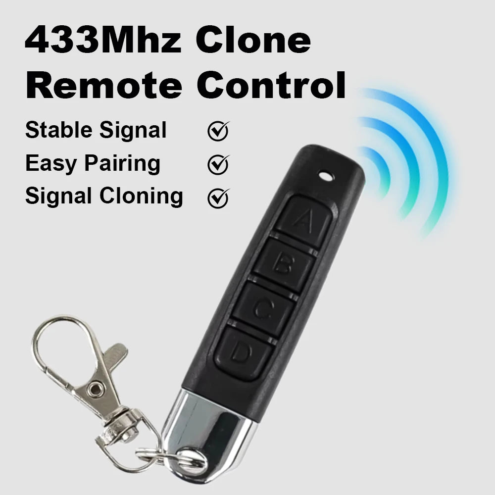 GearForge SmartClone™ 433MHz RF Remote Duplicator – Universal Gate & Door Key Copy