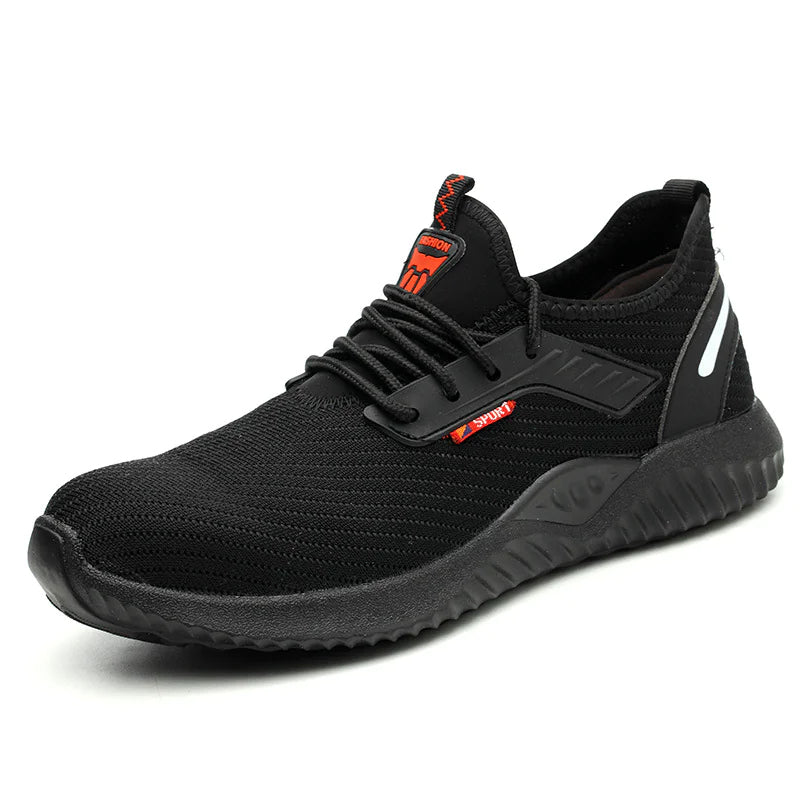 Lightweight Steel-Toe Safety Trainers (Anti-Smash + Anti-Pierce)