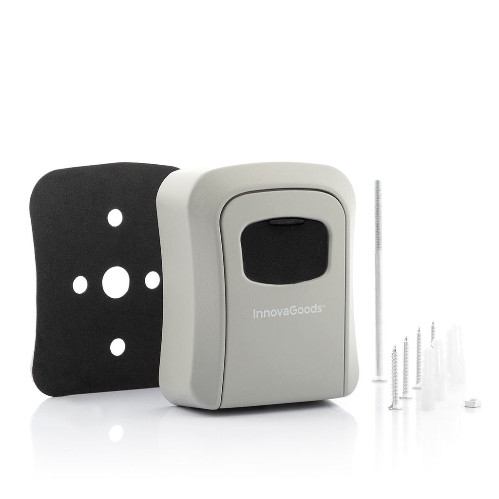 GearForge™ Heavy-Duty Outdoor Key Safe Box | 4-Digit Secure Combination Lock | Weatherproof Metal Key Storage