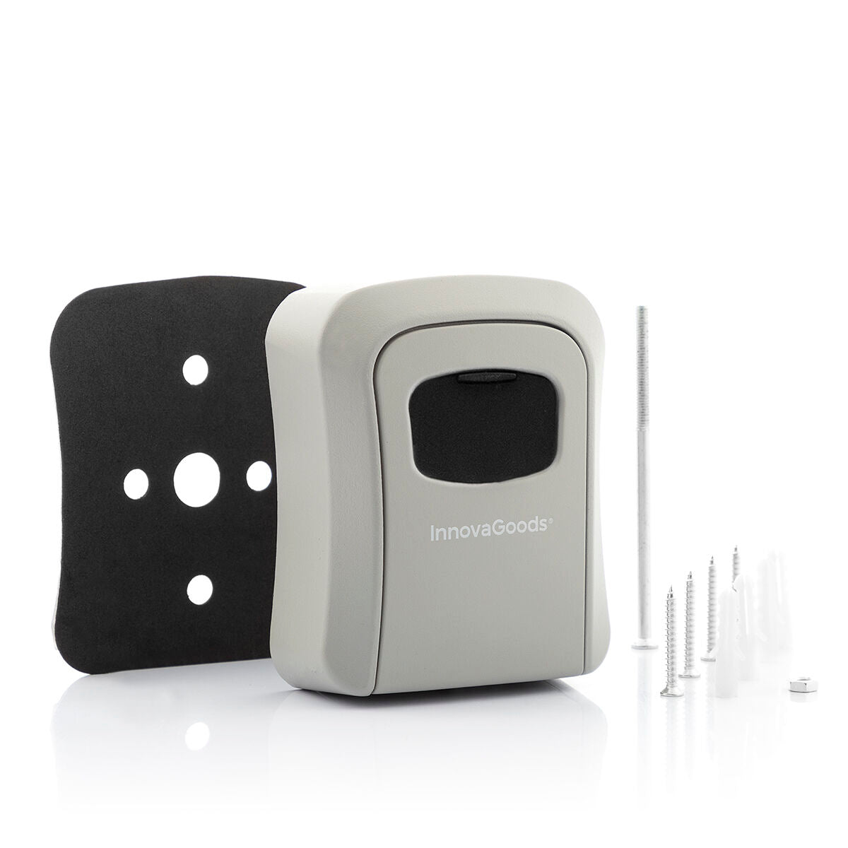 GearForge™ Heavy-Duty Outdoor Key Safe Box | 4-Digit Secure Combination Lock | Weatherproof Metal Key Storage